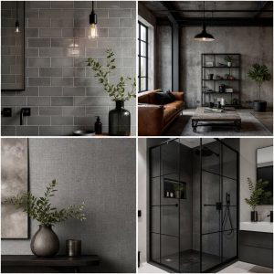 25 Black and Grey Bathroom Ideas for a Sleek Design