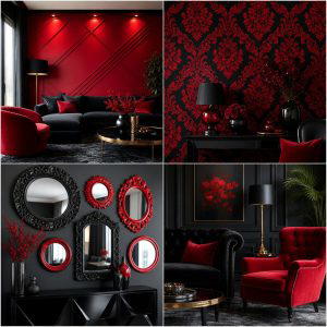 25 Black and Red Living Room Ideas for a Dramatic Look