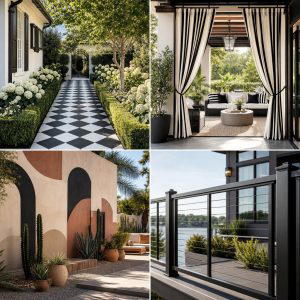 25 Black and White Patio Ideas for a Timeless Look
