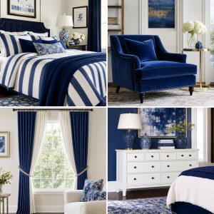 25 Blue and White Bedroom Ideas for a Calming Space