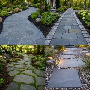 25 Bluestone Walkway Ideas for Your Garden