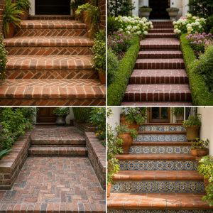 25 Brick Front Steps Design Ideas for Curb Appeal