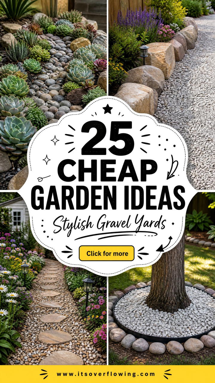 25 Cheap Garden Ideas With Gravel for Stylish Low-Cost Yards - 25 Cheap Garden Ideas With Gravel for Stylish Low-Cost Yards