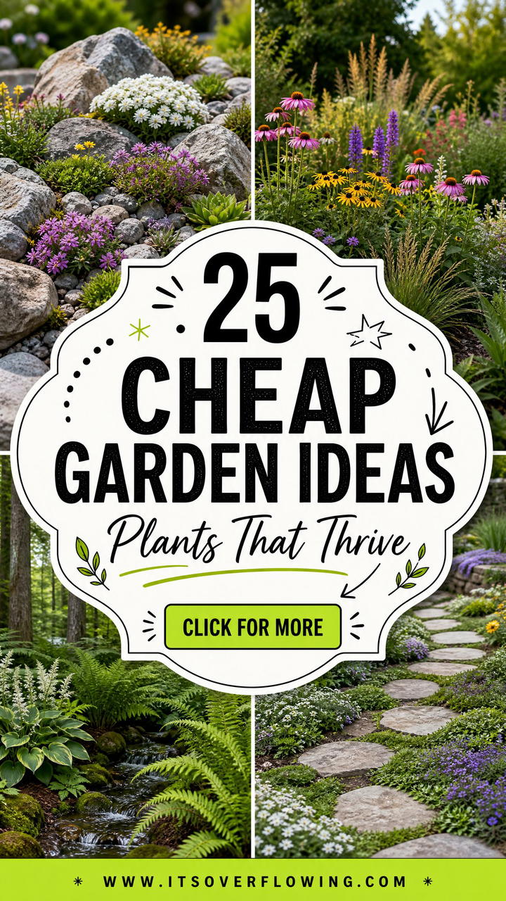 25 Cheap Garden Ideas With Low Maintenance Plants That Thrive - 25 Cheap Garden Ideas With Low Maintenance Plants That Thrive