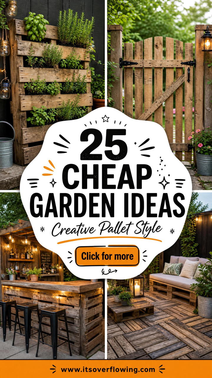 25 Cheap Garden Ideas With Pallets for Creative Outdoor Style - 25 Cheap Garden Ideas With Pallets for Creative Outdoor Style
