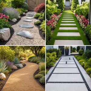 25 Cheap Garden Ideas With Pathways for Charming Yards