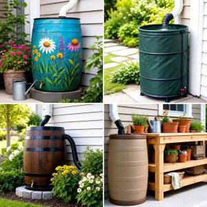 25 Cheap Garden Ideas With Rain Barrels Save Water in Style