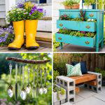 25 Cheap Garden Ideas With Recycled Materials to Save Big