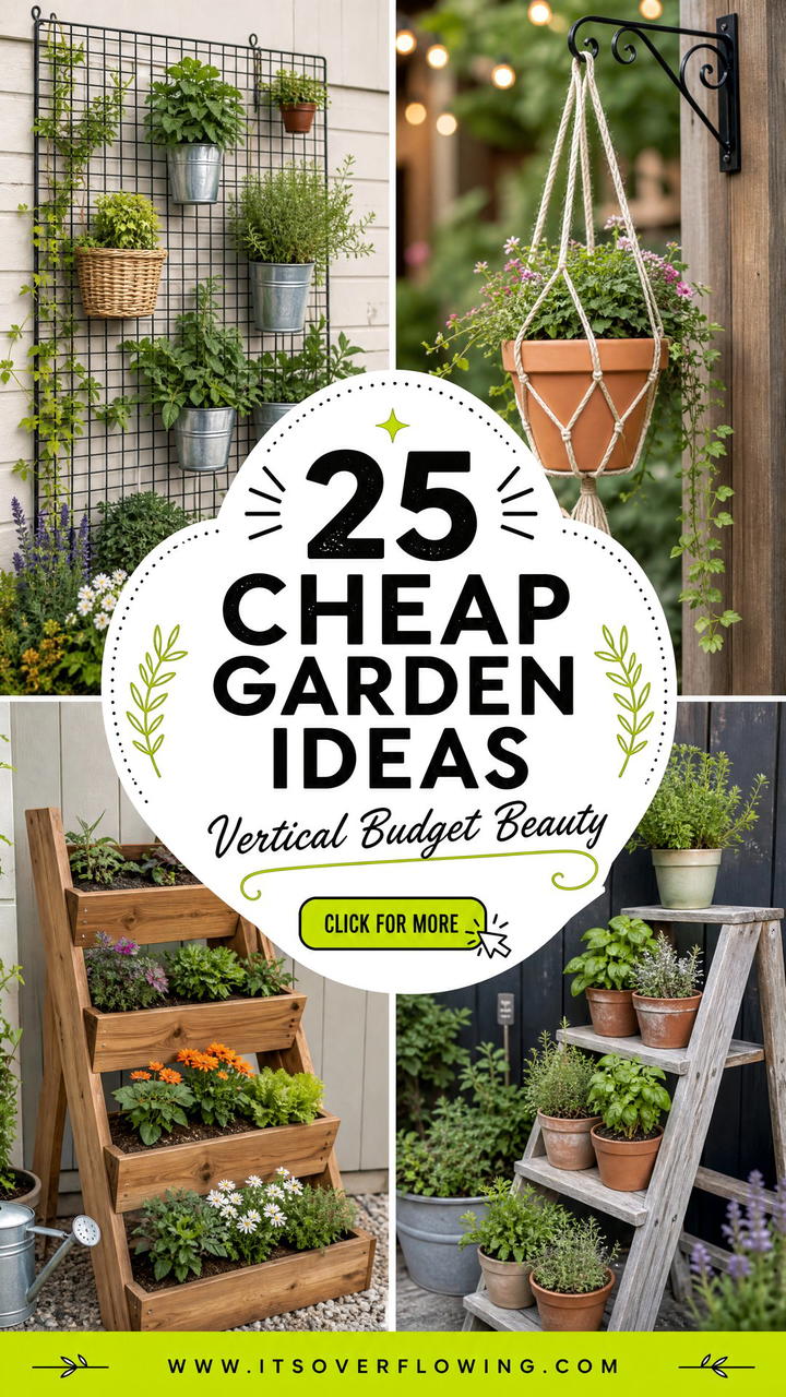 25 Cheap Garden Ideas With Vertical Gardens Budget Style - 25 Cheap Garden Ideas With Vertical Gardens: Budget Style
