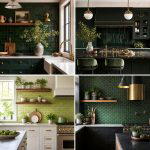 25 Chic Kitchen With Green Backsplash Ideas