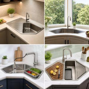25 Clever Corner Kitchen Sink Ideas for Small Spaces
