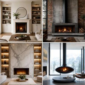 25 Cozy Living Room Fireplace Ideas for Warmth