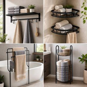25 Creative Bathroom Towel Rack Ideas for Your Space