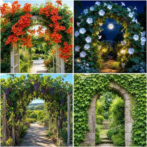 25 Creative Garden Ideas With Archway Flowers