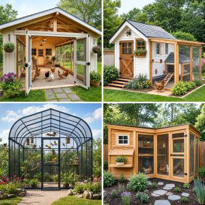 25 Creative Garden Ideas With Chicken Coop Gardens