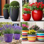 25 Creative Garden Ideas With Colorful Pots