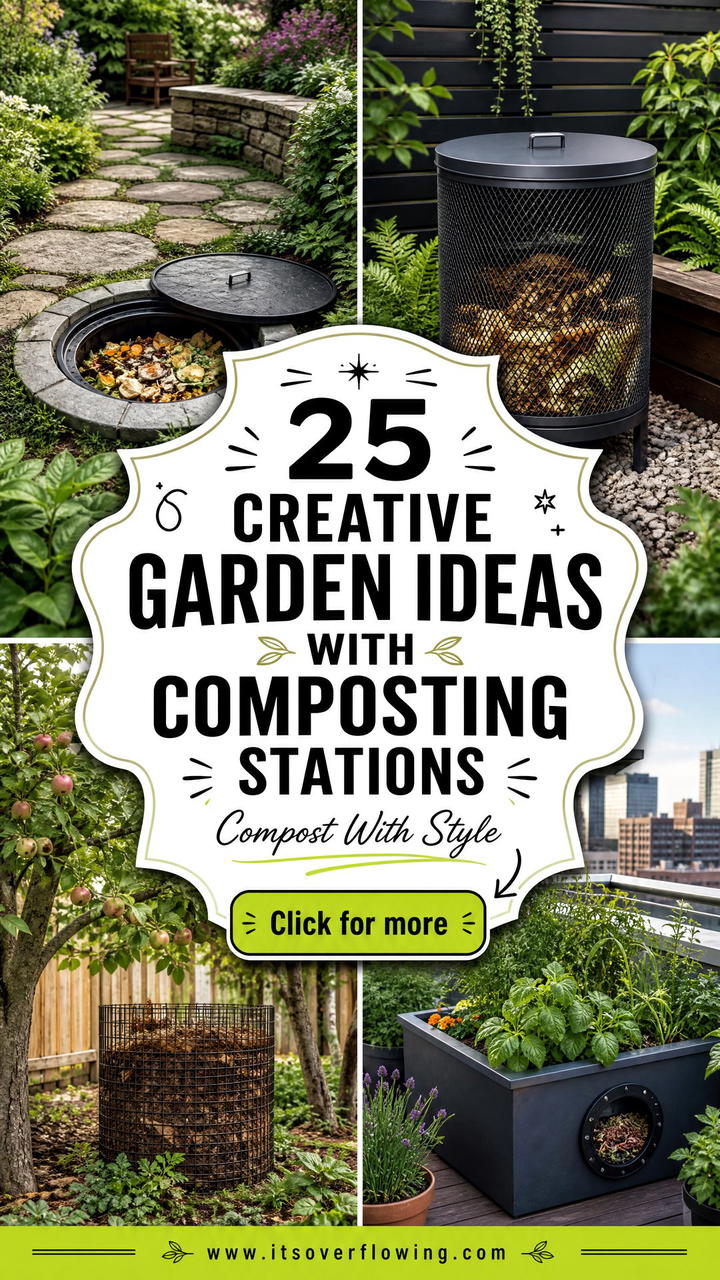 25 Creative Garden Ideas With Composting Stations - 25 Creative Garden Ideas With Composting Stations