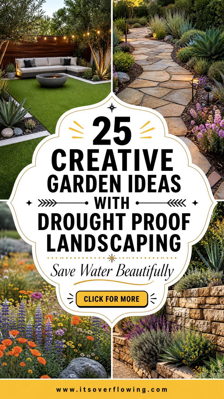 25 Creative Garden Ideas With Drought Proof Landscaping - 25 Creative Garden Ideas With Drought Proof Landscaping