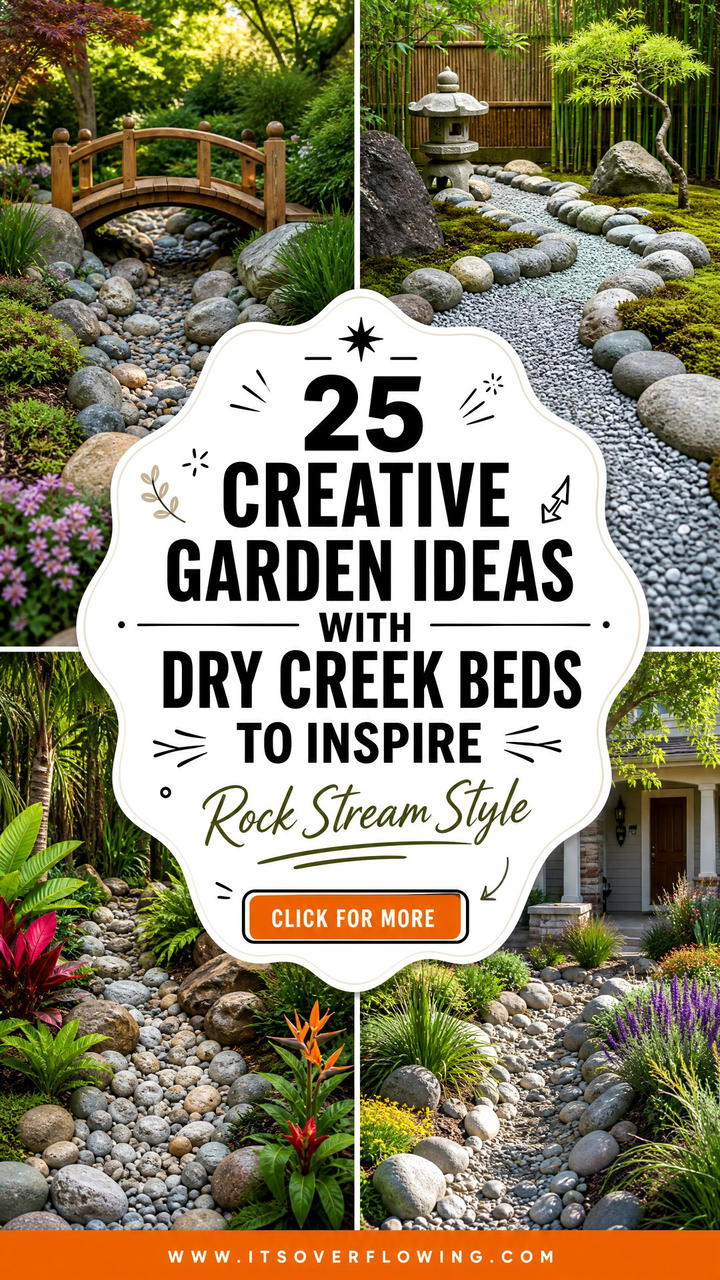 25 Creative Garden Ideas With Dry Creek Beds to Inspire - 25 Creative Garden Ideas With Dry Creek Beds to Inspire