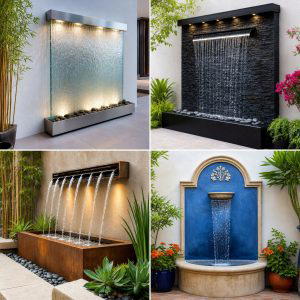 25 Creative Garden Ideas With Fountain Wall