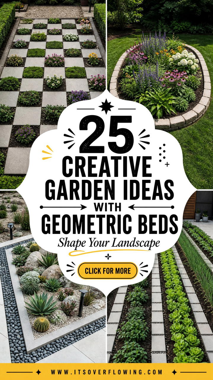 25 Creative Garden Ideas With Geometric Beds - 25 Creative Garden Ideas With Geometric Beds
