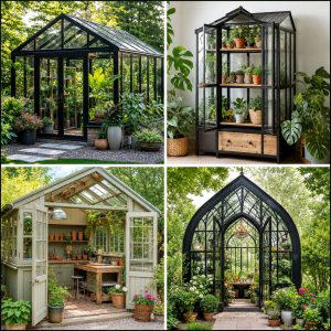 25 Creative Garden Ideas With Greenhouse Corners