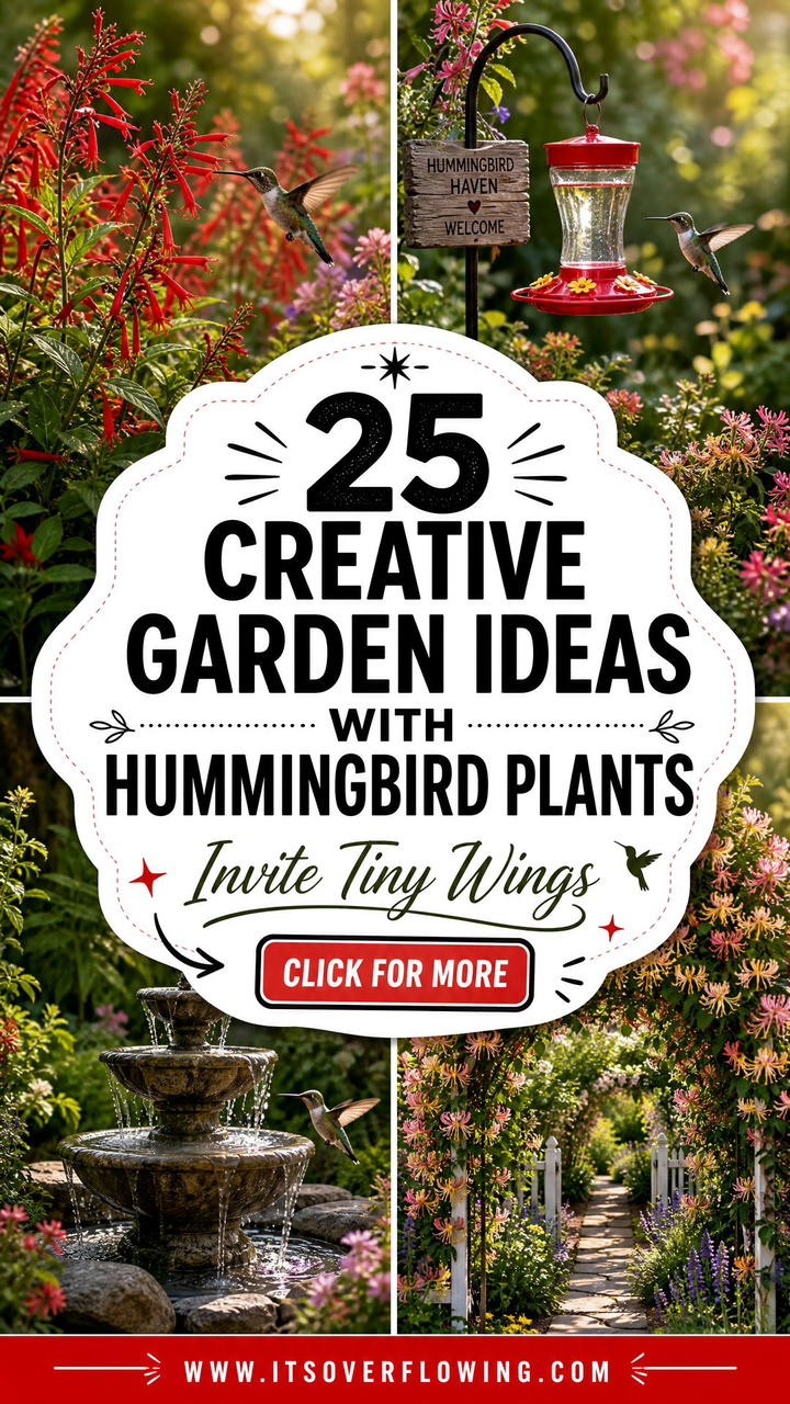 25 Creative Garden Ideas With Hummingbird Plants - 25 Creative Garden Ideas With Hummingbird Plants