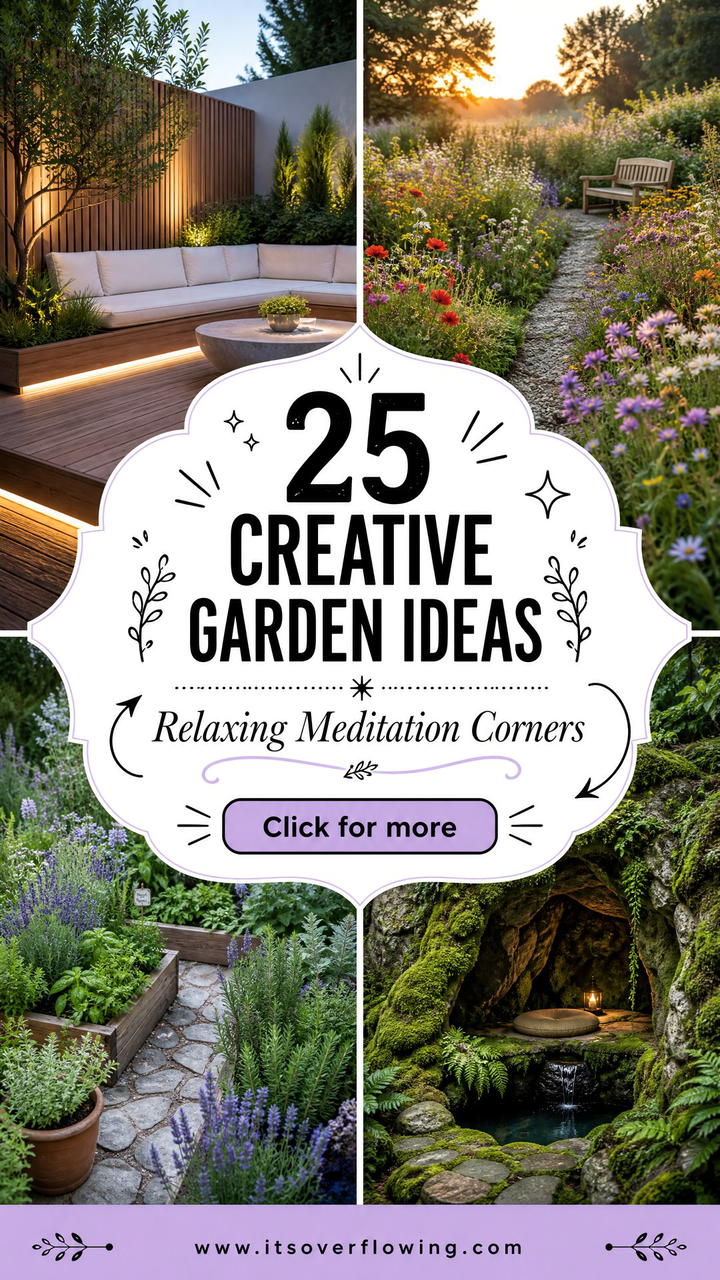 25 Creative Garden Ideas With Meditation Corners to Relax - 25 Creative Garden Ideas With Meditation Corners to Relax