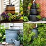 25 Creative Garden Ideas With Rain Barrel Displays That Wow