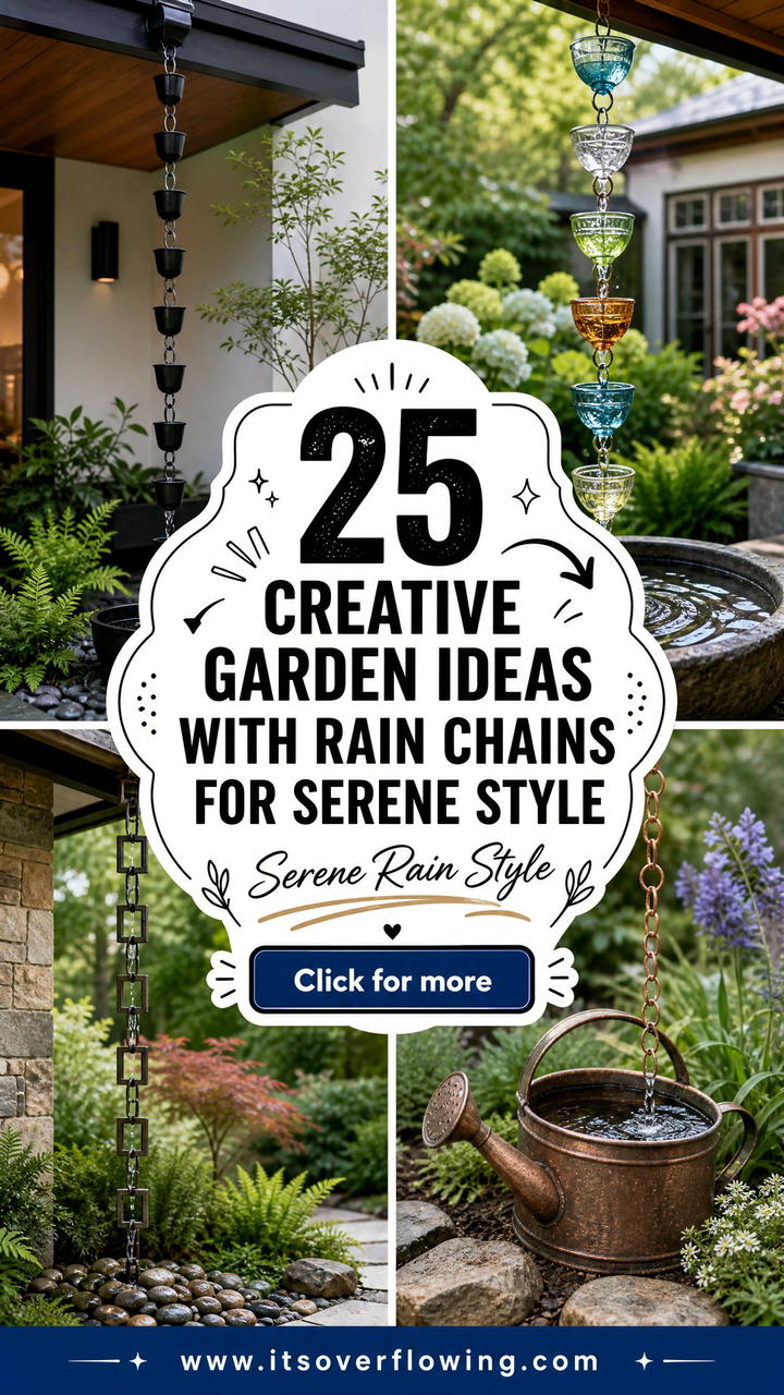 25 Creative Garden Ideas With Rain Chains for Serene Style - 25 Creative Garden Ideas With Rain Chains for Serene Style