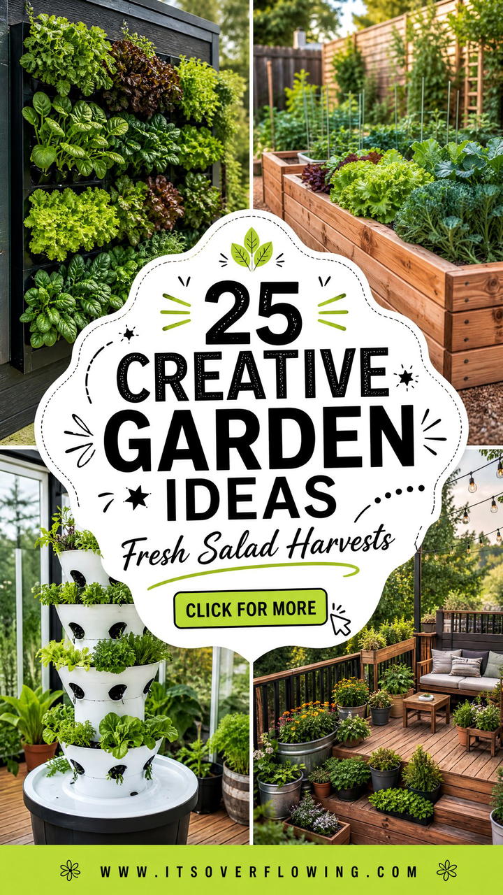 25 Creative Garden Ideas With Salad Gardens for Fresh Harvests - 25 Creative Garden Ideas With Salad Gardens for Fresh Harvests