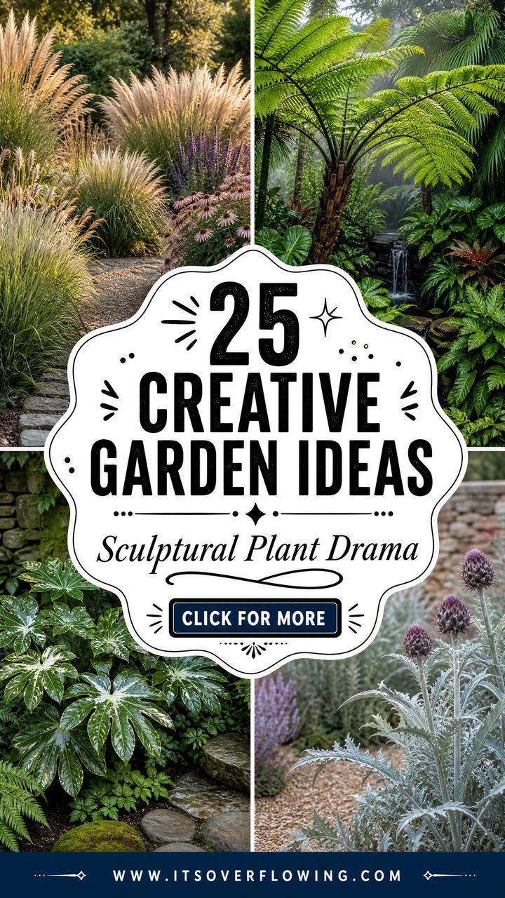 25 Creative Garden Ideas With Sculptural Plants for Drama - 25 Creative Garden Ideas With Sculptural Plants for Drama