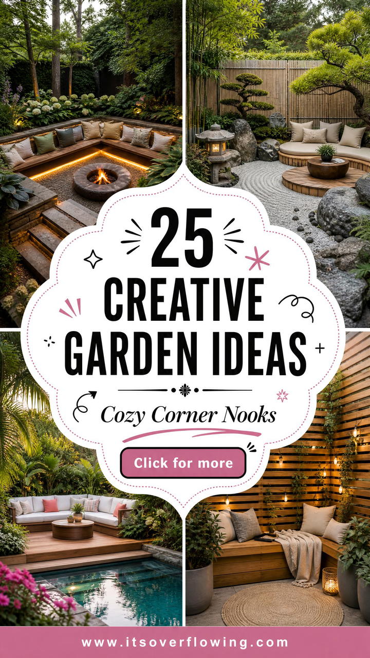 25 Creative Garden Ideas With Seating Nooks for Cozy Corners - 25 Creative Garden Ideas With Seating Nooks for Cozy Corners