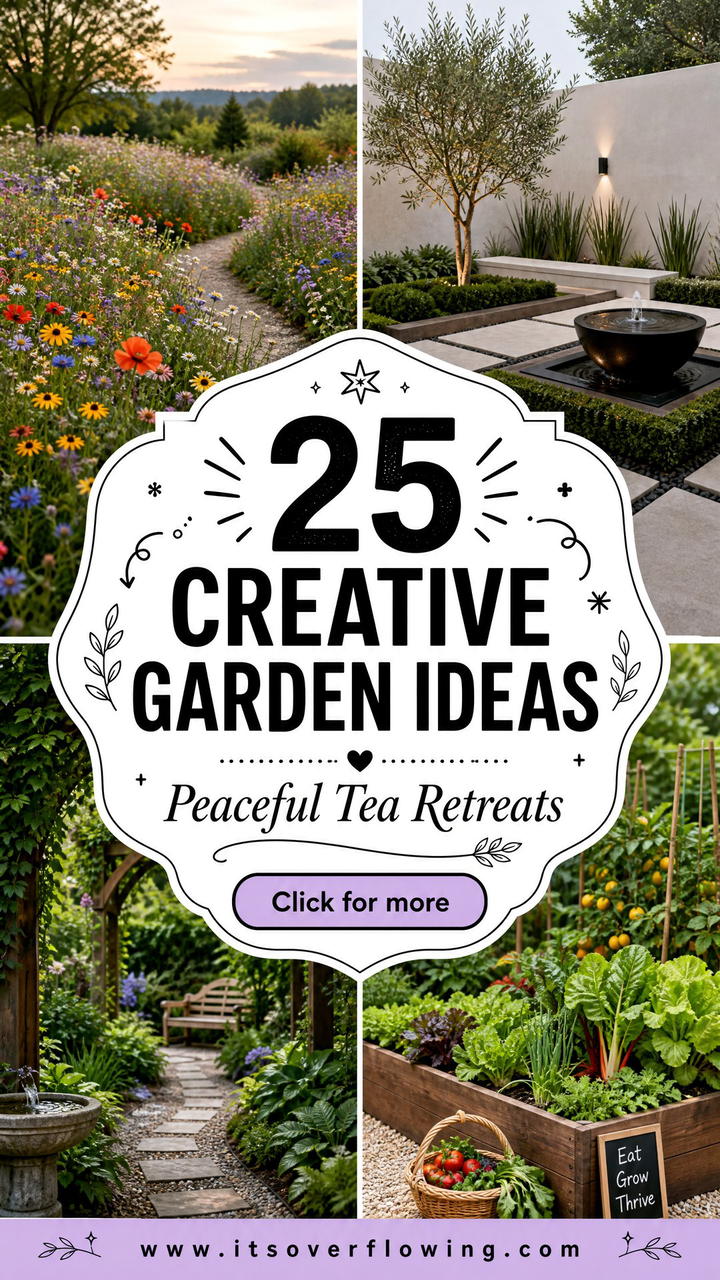 25 Creative Garden Ideas With Tea Gardens for Calm Retreats - 25 Creative Garden Ideas With Tea Gardens for Calm Retreats