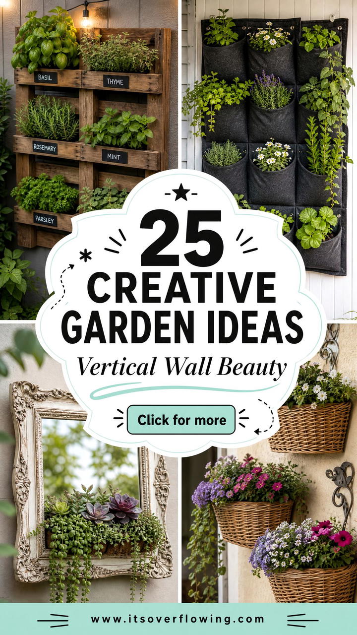 25 Creative Garden Ideas With Wall Mounted Planters to Try - 25 Creative Garden Ideas With Wall Mounted Planters to Try