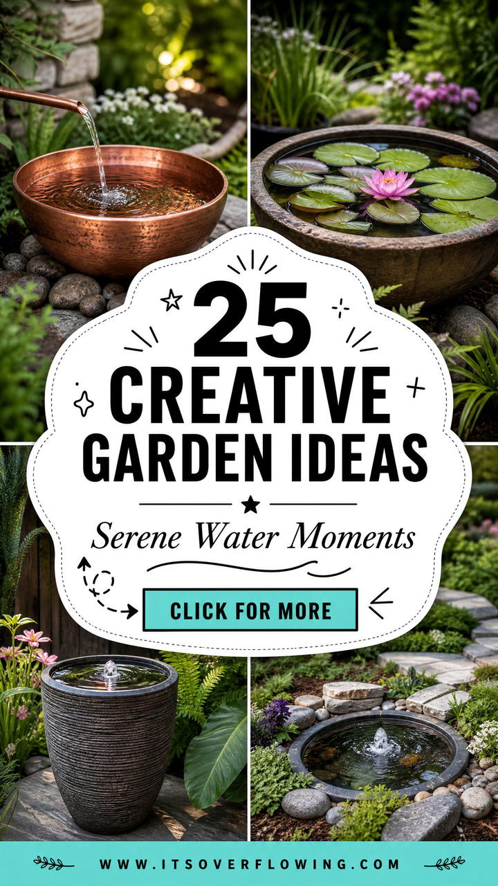25 Creative Garden Ideas With Water Bowls for Serene Spaces - 25 Creative Garden Ideas With Water Bowls for Serene Spaces