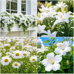 25 Creative Garden Ideas With White Flower Gardens Youll Love