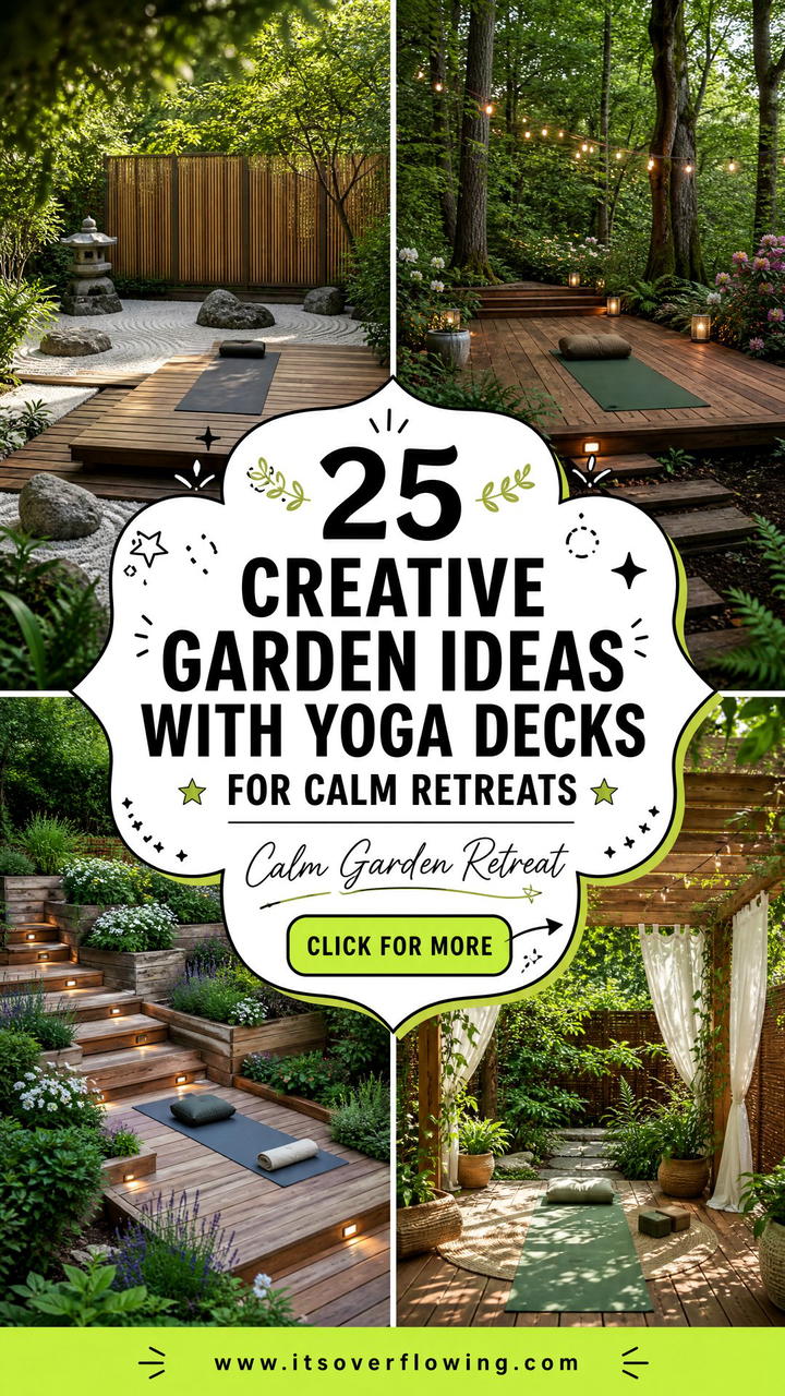 25 Creative Garden Ideas With Yoga Decks for Calm Retreats - 25 Creative Garden Ideas With Yoga Decks for Calm Retreats