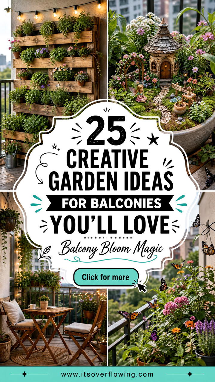 25 Creative Garden Ideas for Balconies Youll Love - 25 Creative Garden Ideas for Balconies You’ll Love