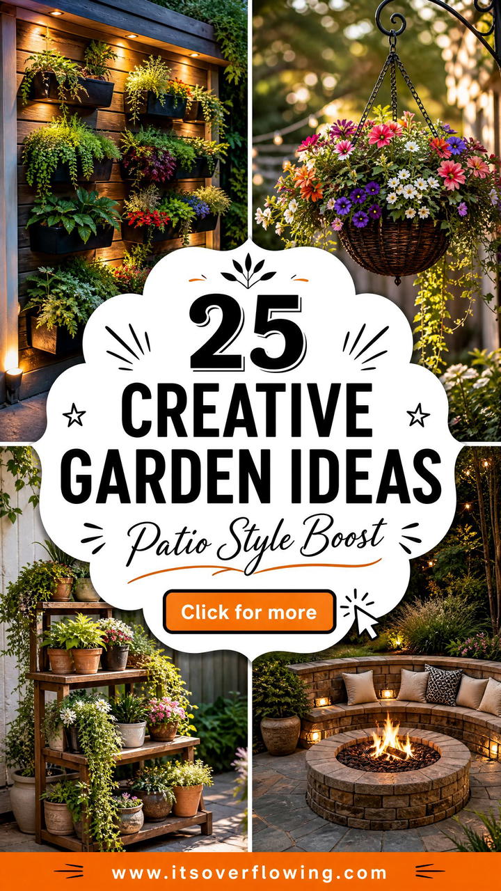25 Creative Garden Ideas for Patios Fresh Outdoor Style - 25 Creative Garden Ideas for Patios: Fresh Outdoor Style