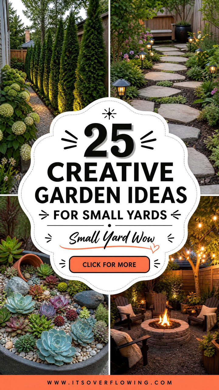 25 Creative Garden Ideas for Small Yards - 25 Creative Garden Ideas for Small Yards