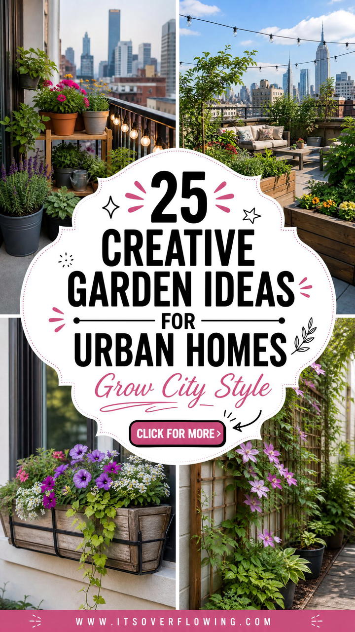25 Creative Garden Ideas for Urban Homes - 25 Creative Garden Ideas for Urban Homes
