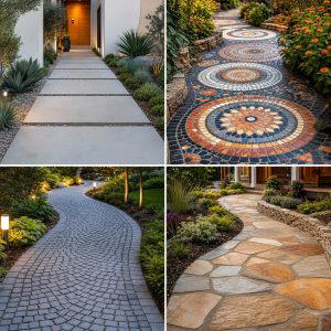 25 Curved Walkway Ideas for a Charming Garden Path