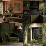 25 Dark Olive Green House Designs for a Modern Look