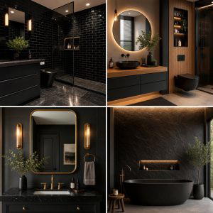 25 Elegant Black Powder Room Ideas for a Bold Look