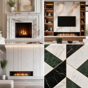 25 Elegant Marble Fireplace Ideas for a Luxurious Look