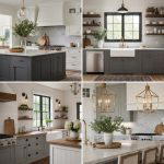 25 Farmhouse Kitchen with Gray Cabinets Ideas