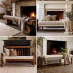25 Fireplace Bench Ideas for Functional and Stylish Seating
