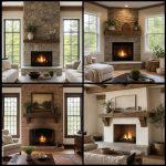 25 Fireplace Between Windows Ideas for Cozy Homes