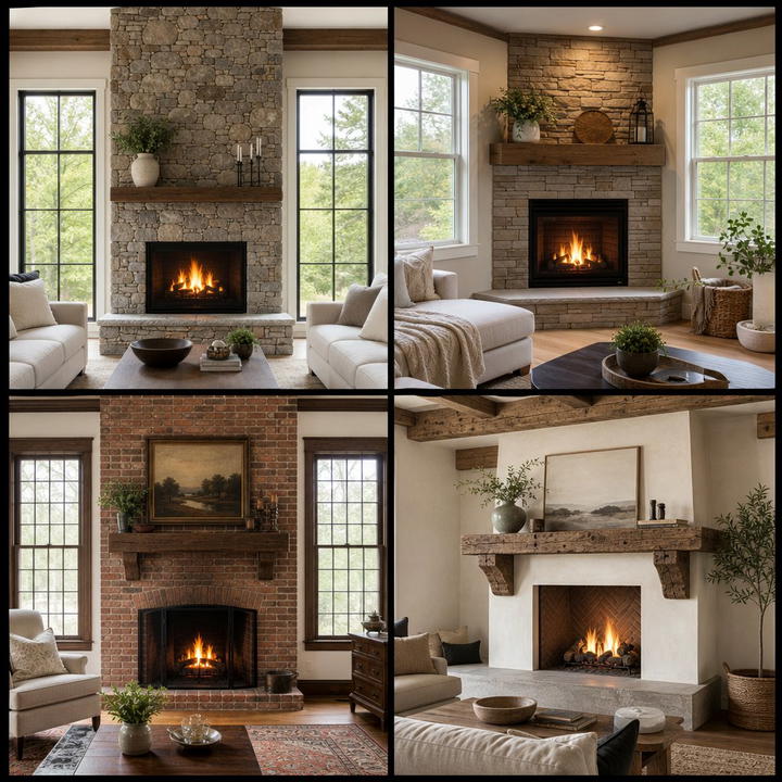 20 Scandinavian Fireplace Ideas for Cozy Homes